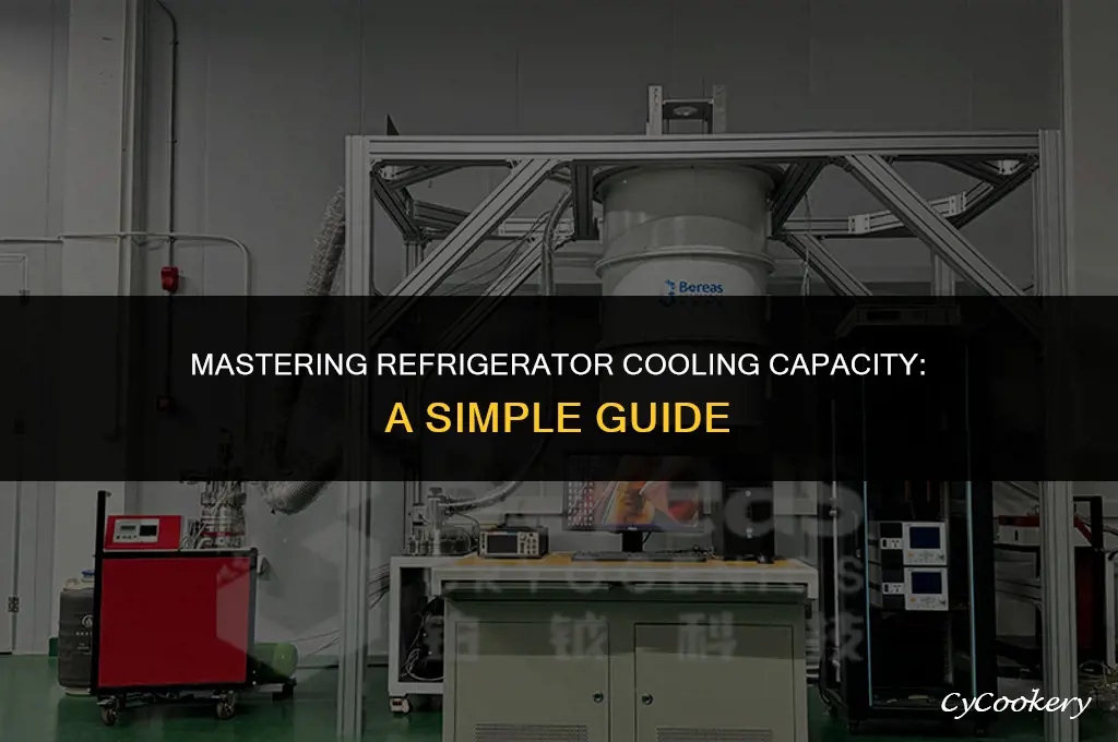 how to calculate cooling capacity of a refrigerator