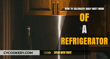 Mastering Energy Efficiency: Calculate Your Refrigerator's Daily Watt-Hour Usage