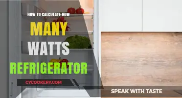 Calculate Your Refrigerator's Wattage: A Simple Step-by-Step Guide