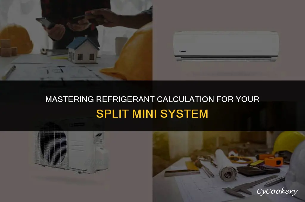 how to calculate refrigerant in a split mini