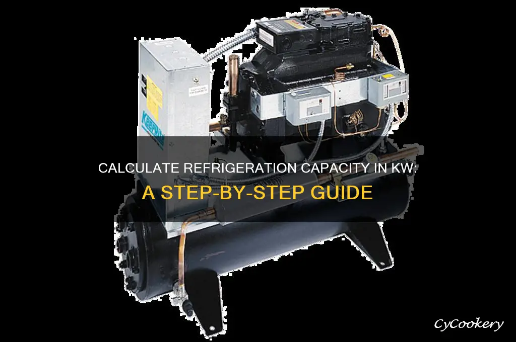 how to calculate refrigeration capacity in kw