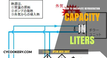 Calculating Refrigeration Capacity in Liters: A Step-by-Step Guide