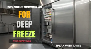 Chilling Costs: Calculating Refrigeration Expenses for Deep Freezers