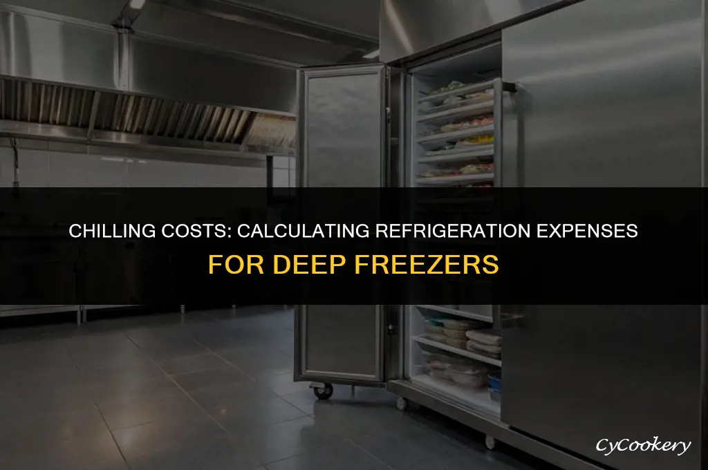 how to calculate refrigeration cost for deep freeze
