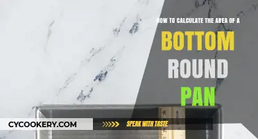 Calculating the Area of Bottom Round Pans: A Simple Guide
