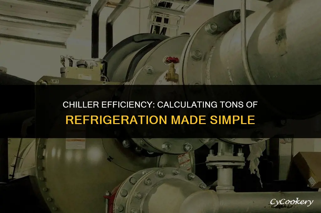 how to calculate ton of refrigeration for chiller