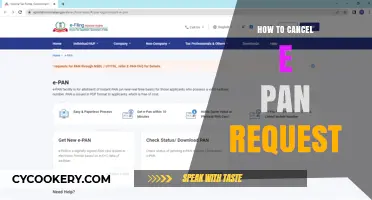 Canceling e-PAN Requests: A Step-by-Step Guide