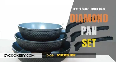 Canceling Your Black Diamond Pan Set Order