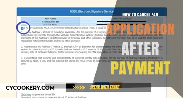 Canceling PAN Application: A Guide After Payment