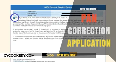 Canceling Your PAN Correction Application: A Step-by-Step Guide