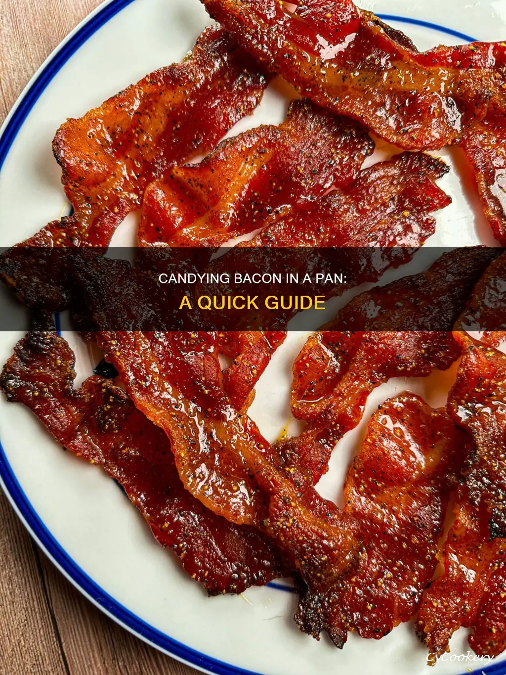how to candy bacon in a pan