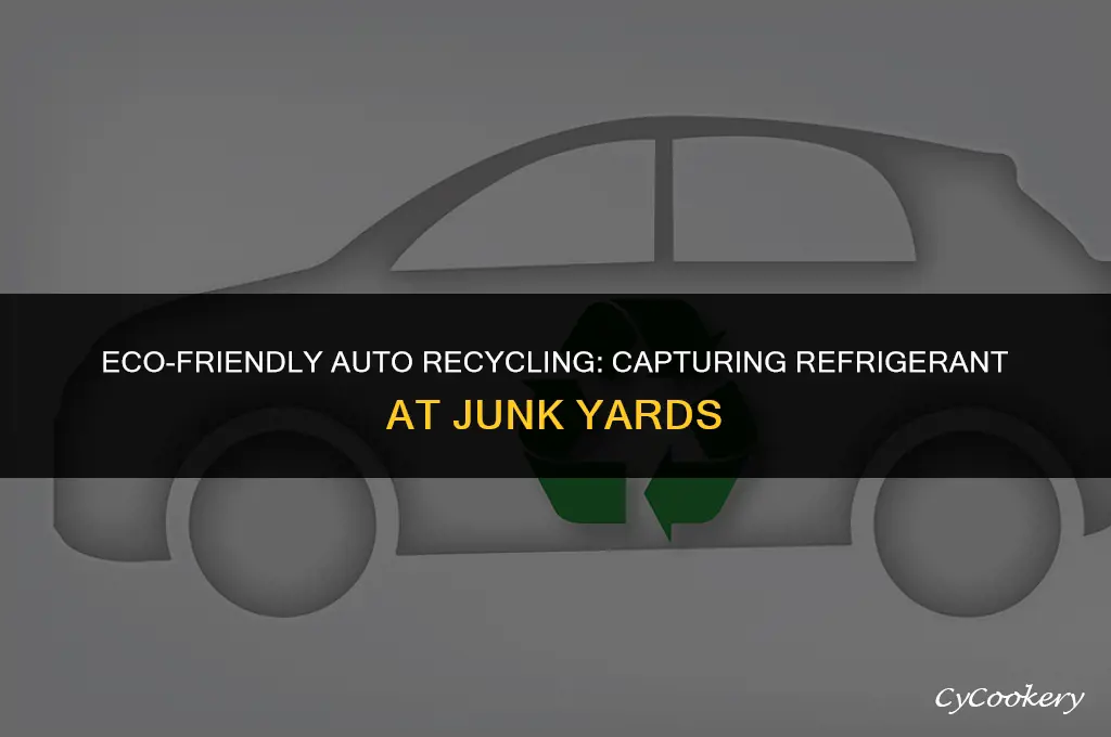 how to capture auto refrigerant at junk yards