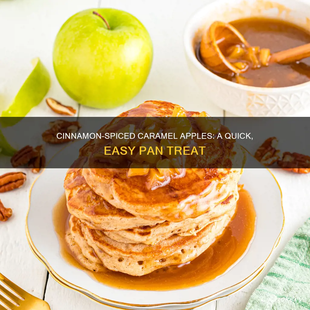 how to caramelize apples in a pan with cinnamon