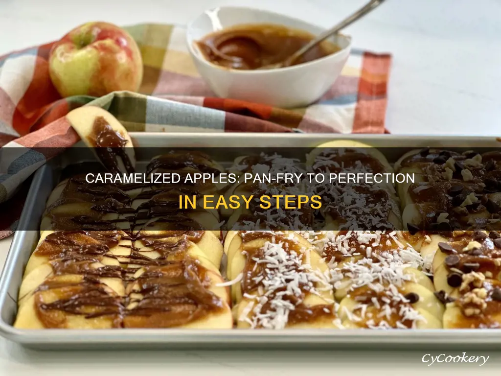 how to caramelize apples in a pan