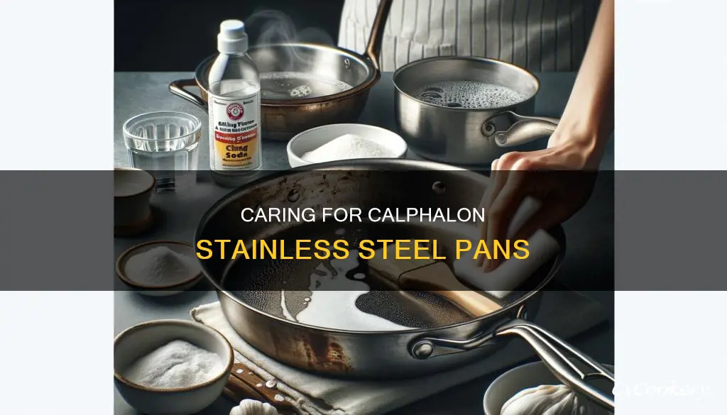 how to care for calphalon stainless steel pans