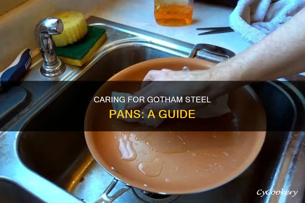 how to care for gotham steel pans