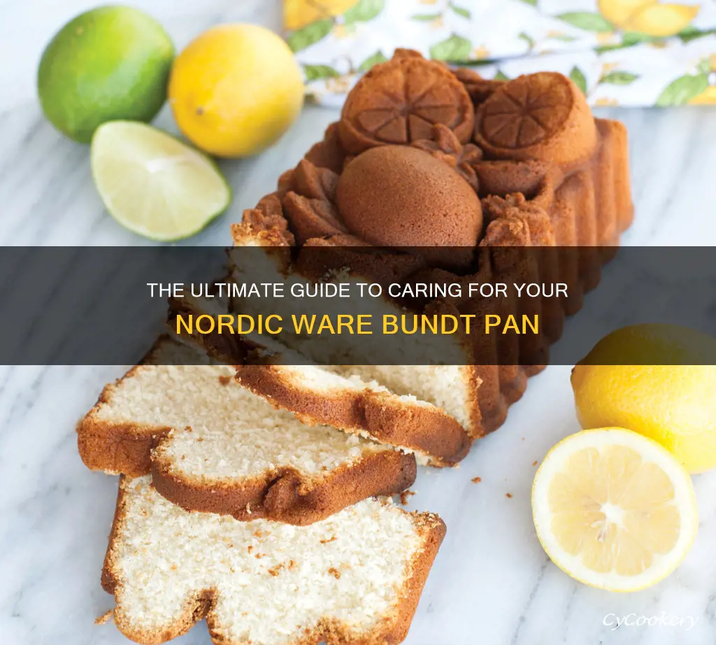 how to care for nordic ware bundt pan