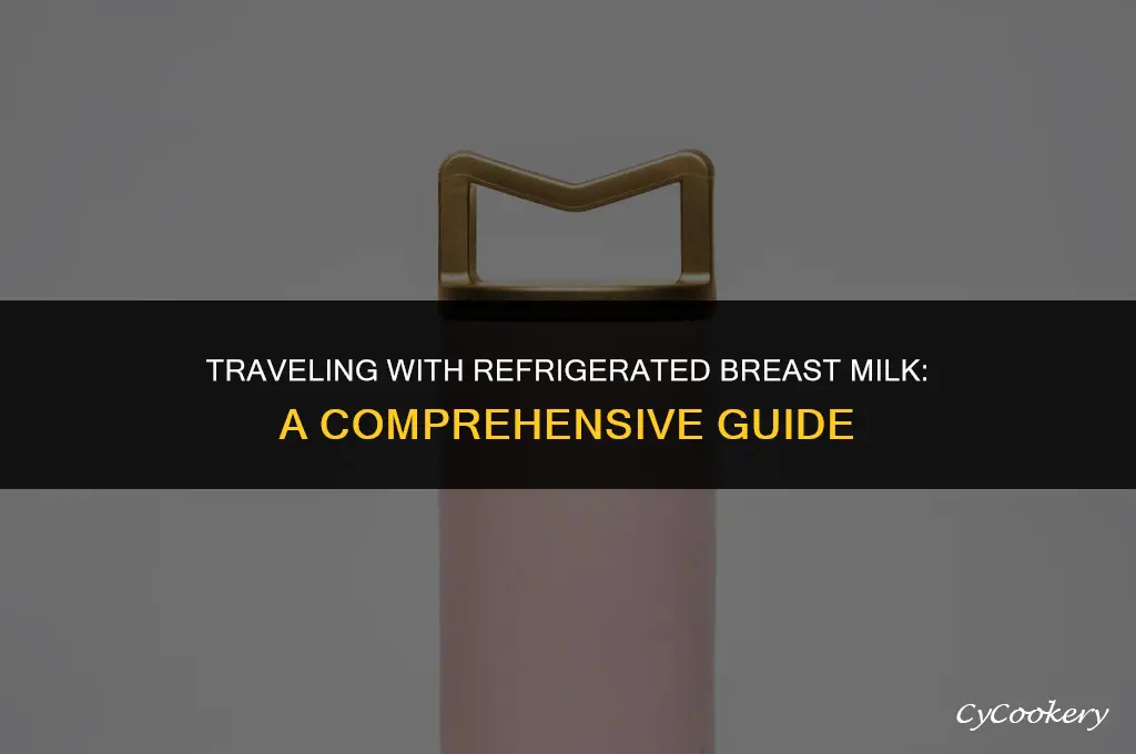 how to carry refrigerated breast milk while travelling