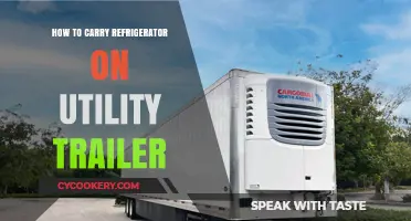 Safely Hauling Your Refrigerator: A Utility Trailer Transport Guide