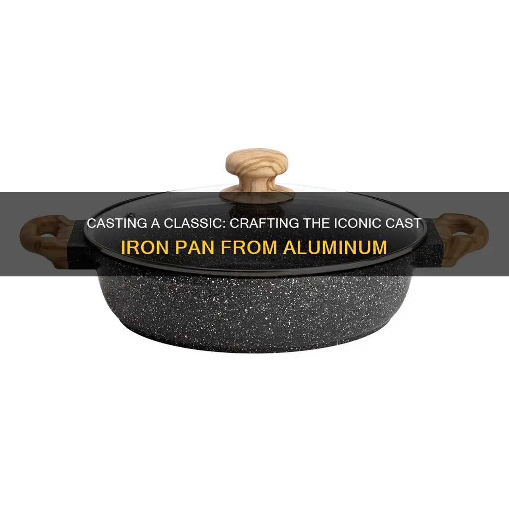 how to cast a cast iron pan out of aluminum