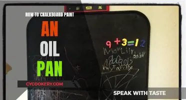 Chalkboard Painting Your Oil Pan: A Step-by-Step Guide