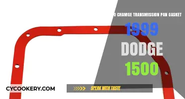 Replacing Transmission Pan Gasket: 1999 Dodge 1500 Guide