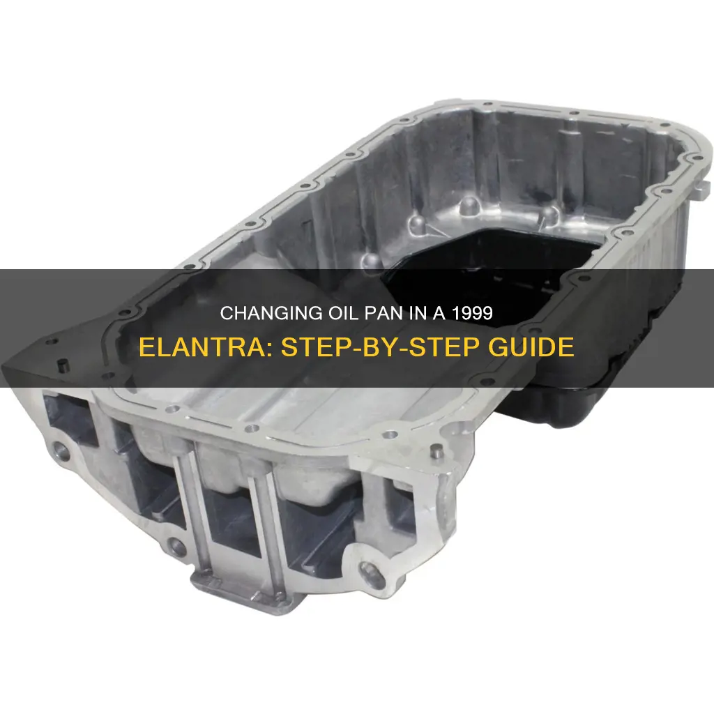 how to change 1999 elantra oil pan