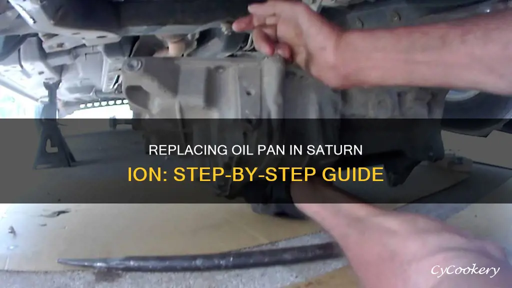 how to change a 2007 saturn ion oil pan