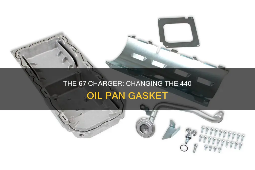 how to change a 67 charger 440 oil pan gasket