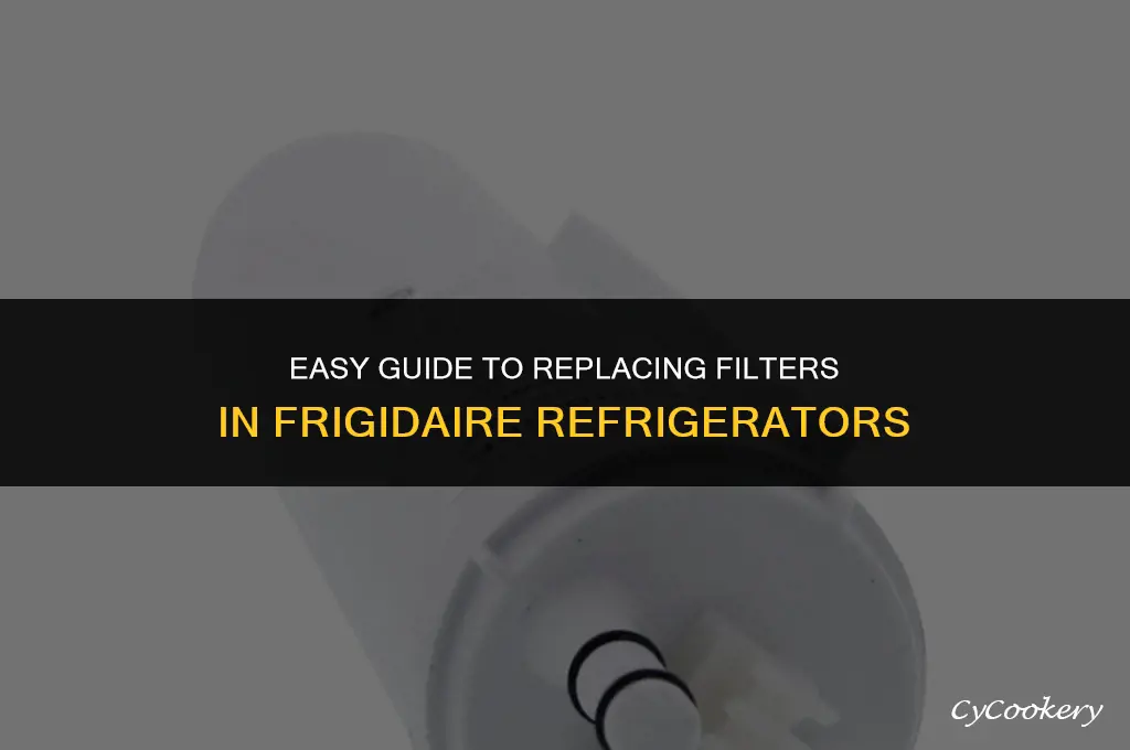 how to change a filter in a frigidaire refrigerator