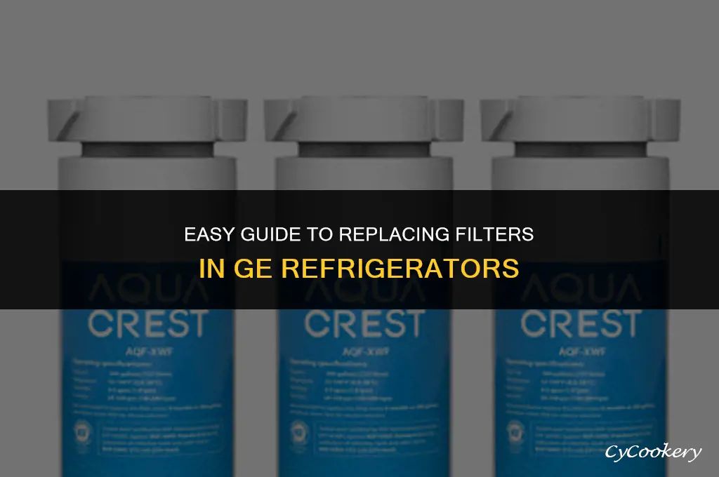how to change a filter in a ge refrigerator