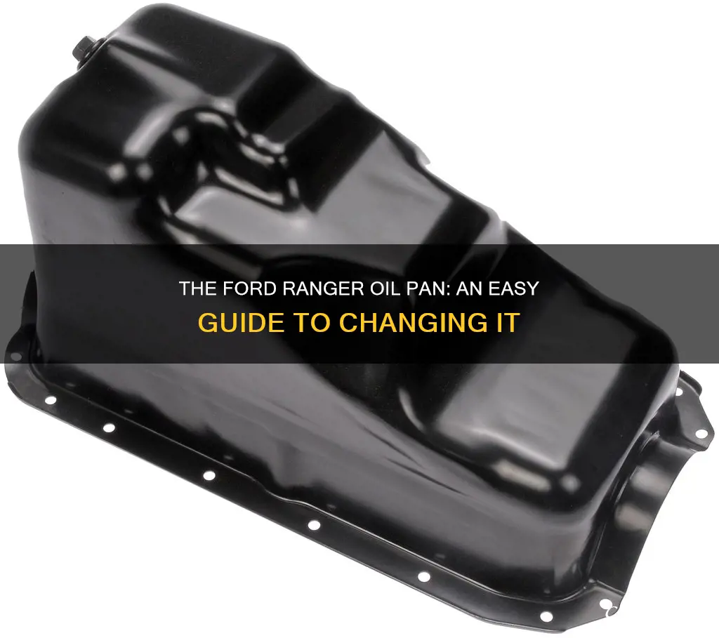 how to change a ford ranger oil pan on 2000