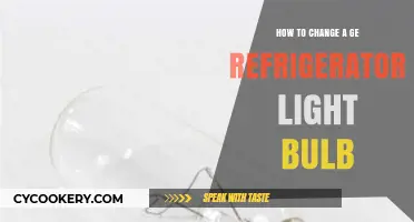 Brighten Your Kitchen: A Simple Guide to Replacing GE Refrigerator Light Bulbs