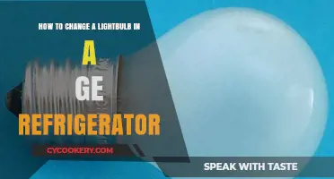 Effortlessly Replace Your GE Refrigerator Light Bulb: A Simple Guide
