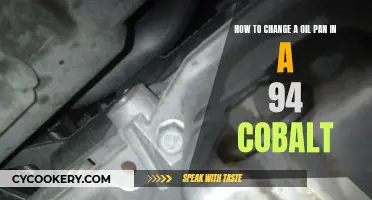 Replacing Oil Pan in a '94 Cobalt: Step-by-Step Guide