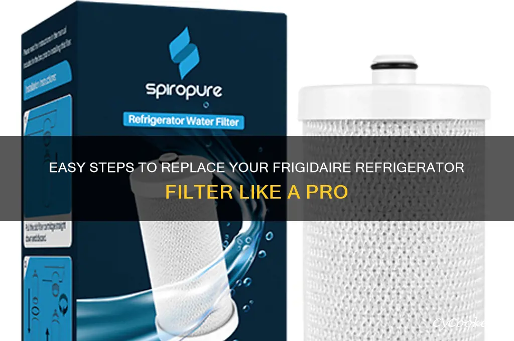 how to change a refrigerator filter frigidaire
