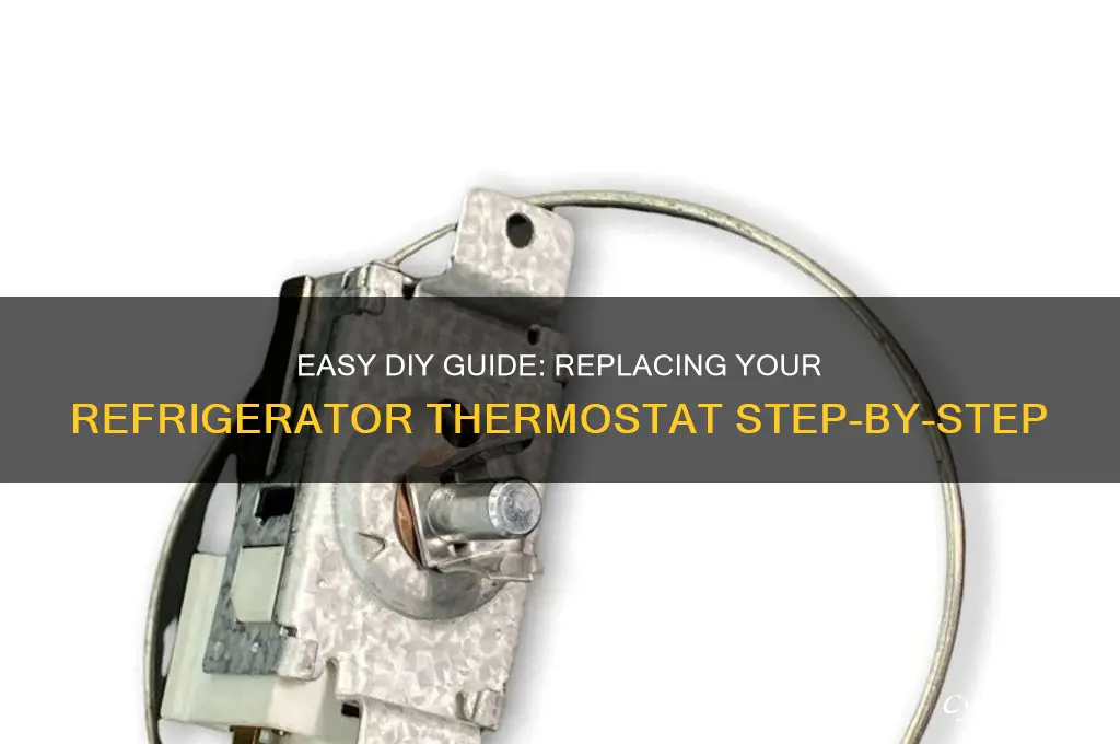 how to change a thermostat in a refrigerator