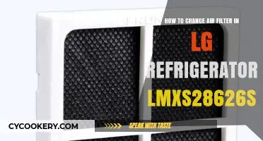 Easy Steps to Replace the Air Filter in Your LG LMXS28626S Refrigerator