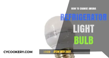 Easy Steps to Replace Your Amana Refrigerator Light Bulb