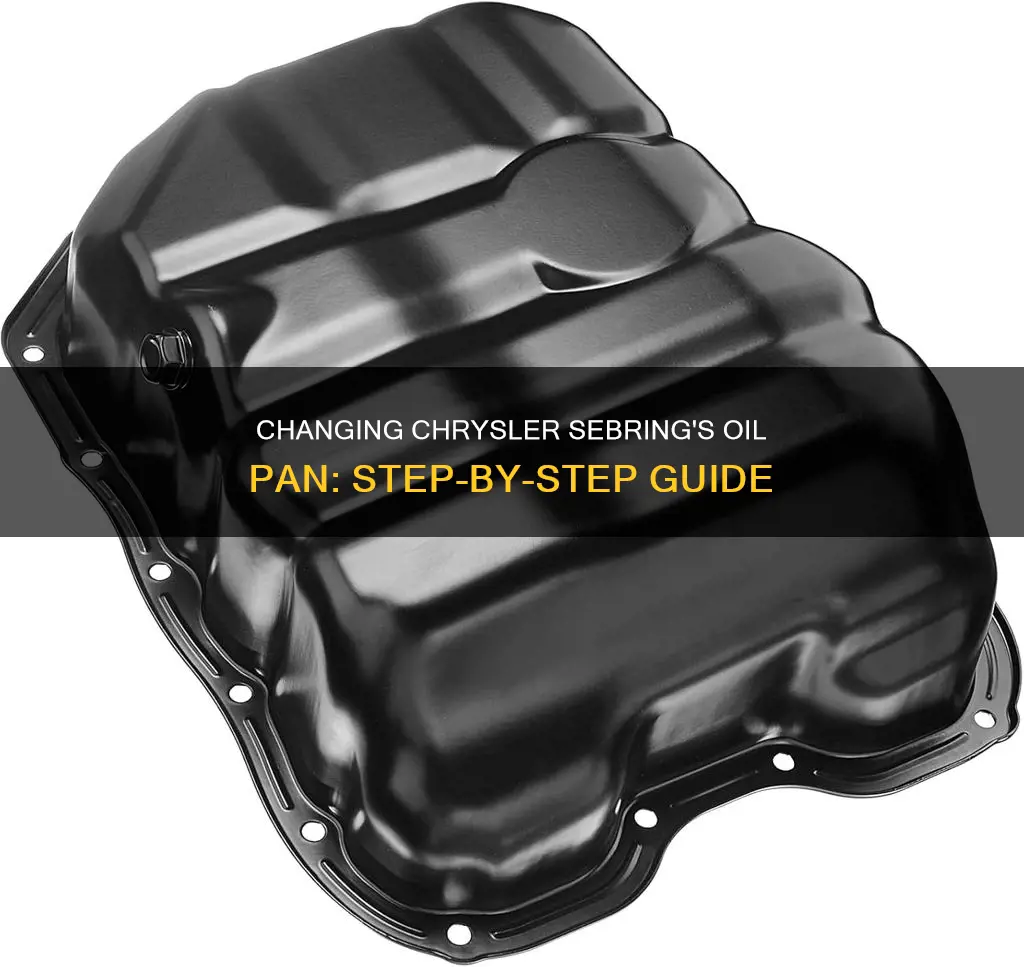 how to change an oil pan on a chrysler sebring