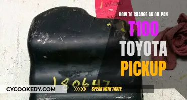 Replacing Oil Pan on Toyota T100: Step-by-Step Guide