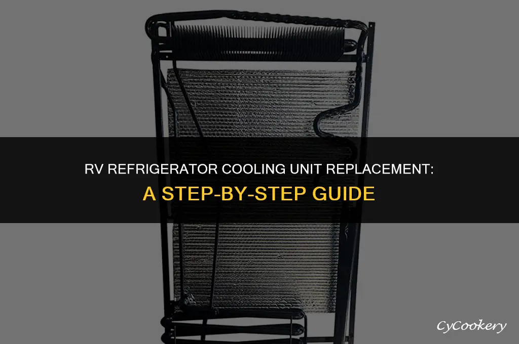 how to change an rv refrigerator cooling unit