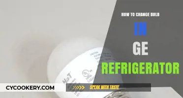 Easy Steps to Replace Your GE Refrigerator Light Bulb
