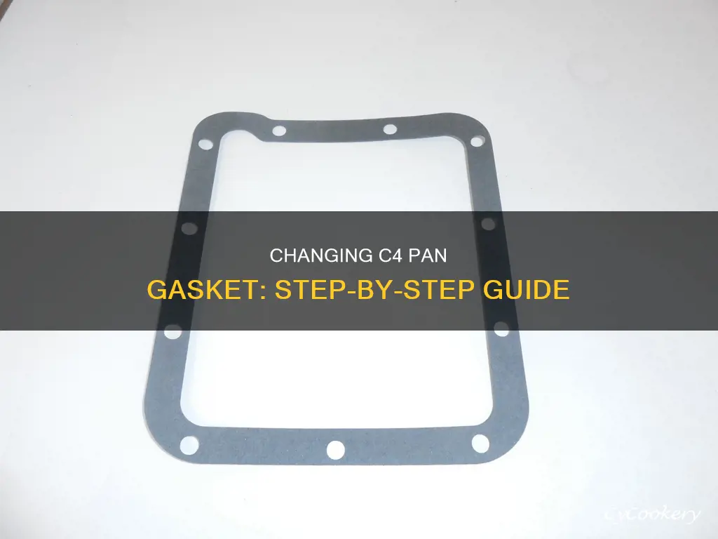 how to change c4 pan gasket