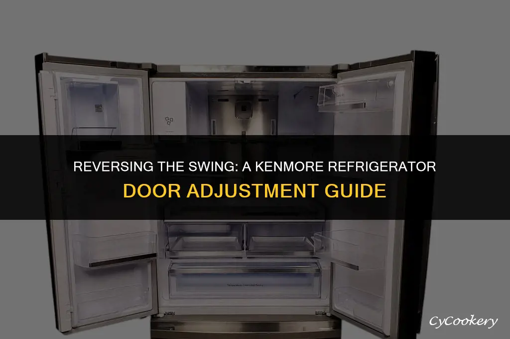 how to change door swing on kenmore refrigerator