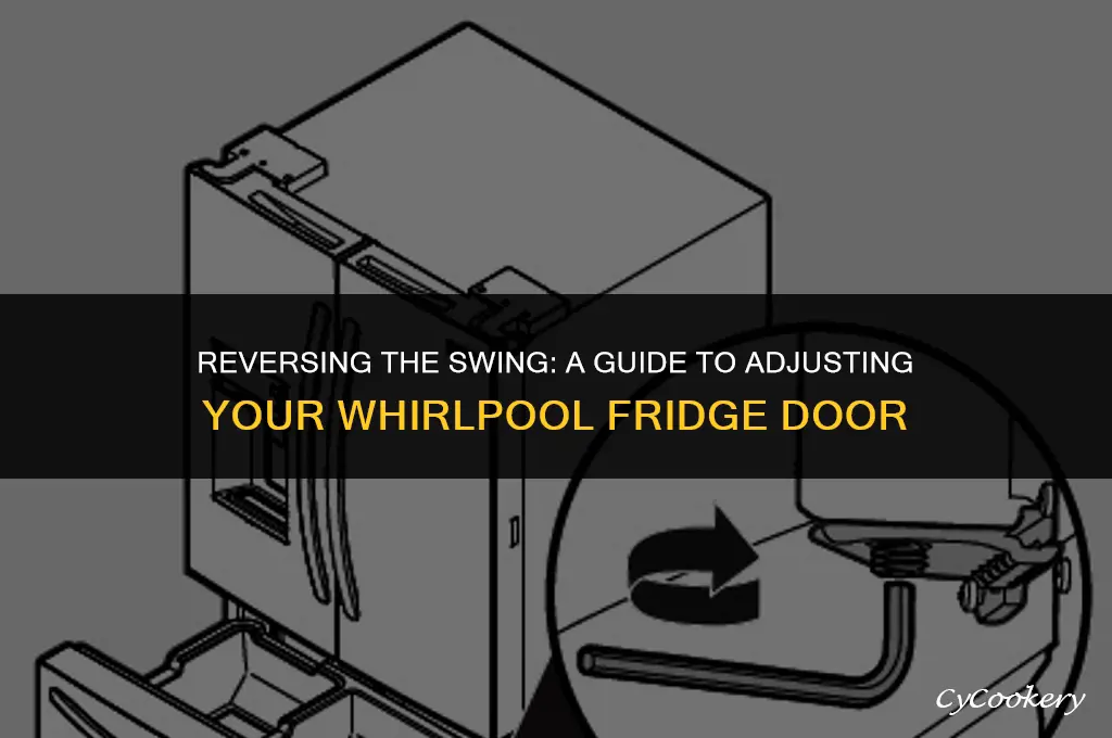 how to change door swing on whirlpool refrigerator