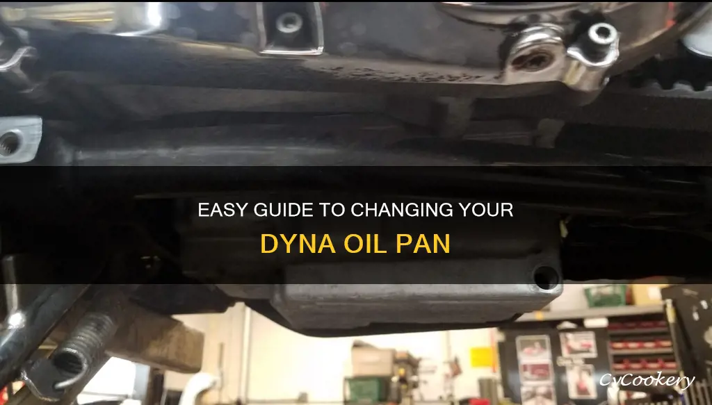 how to change dyna oil pan