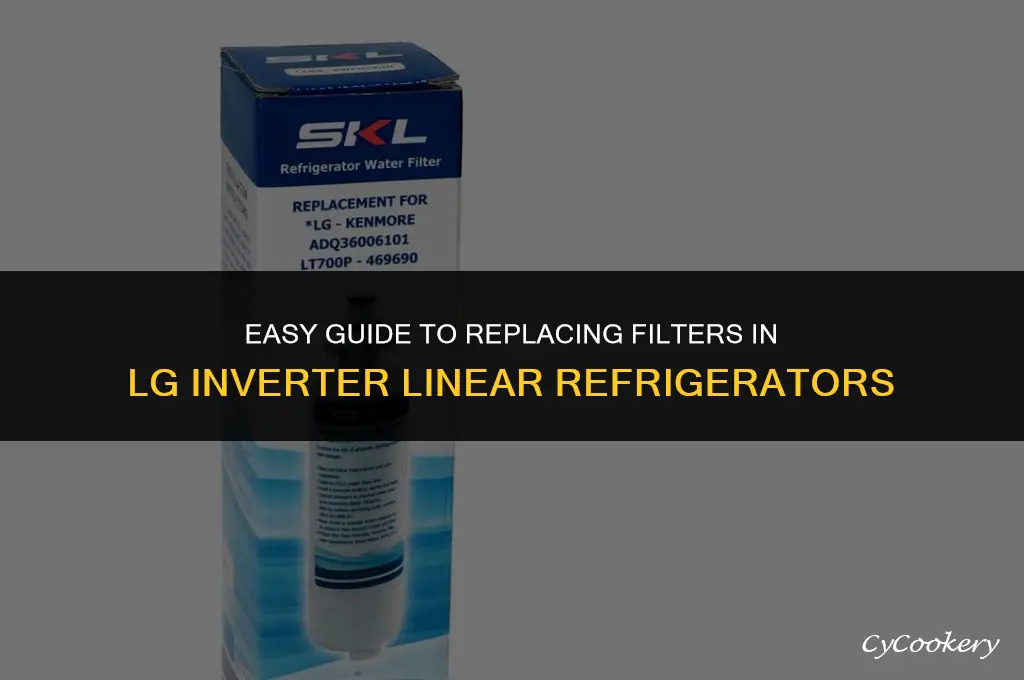 how to change filter on lg inverter linear refrigerator