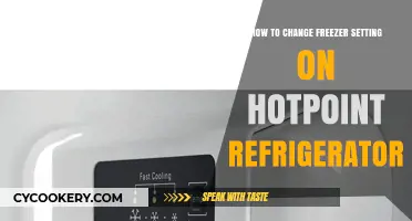 Adjusting Freezer Settings on Your Hotpoint Refrigerator: A Simple Guide