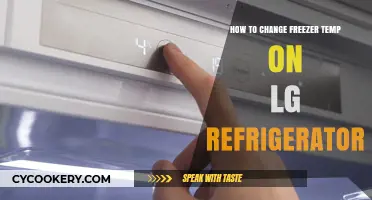 Adjusting Your LG Freezer Temperature: A Simple Guide